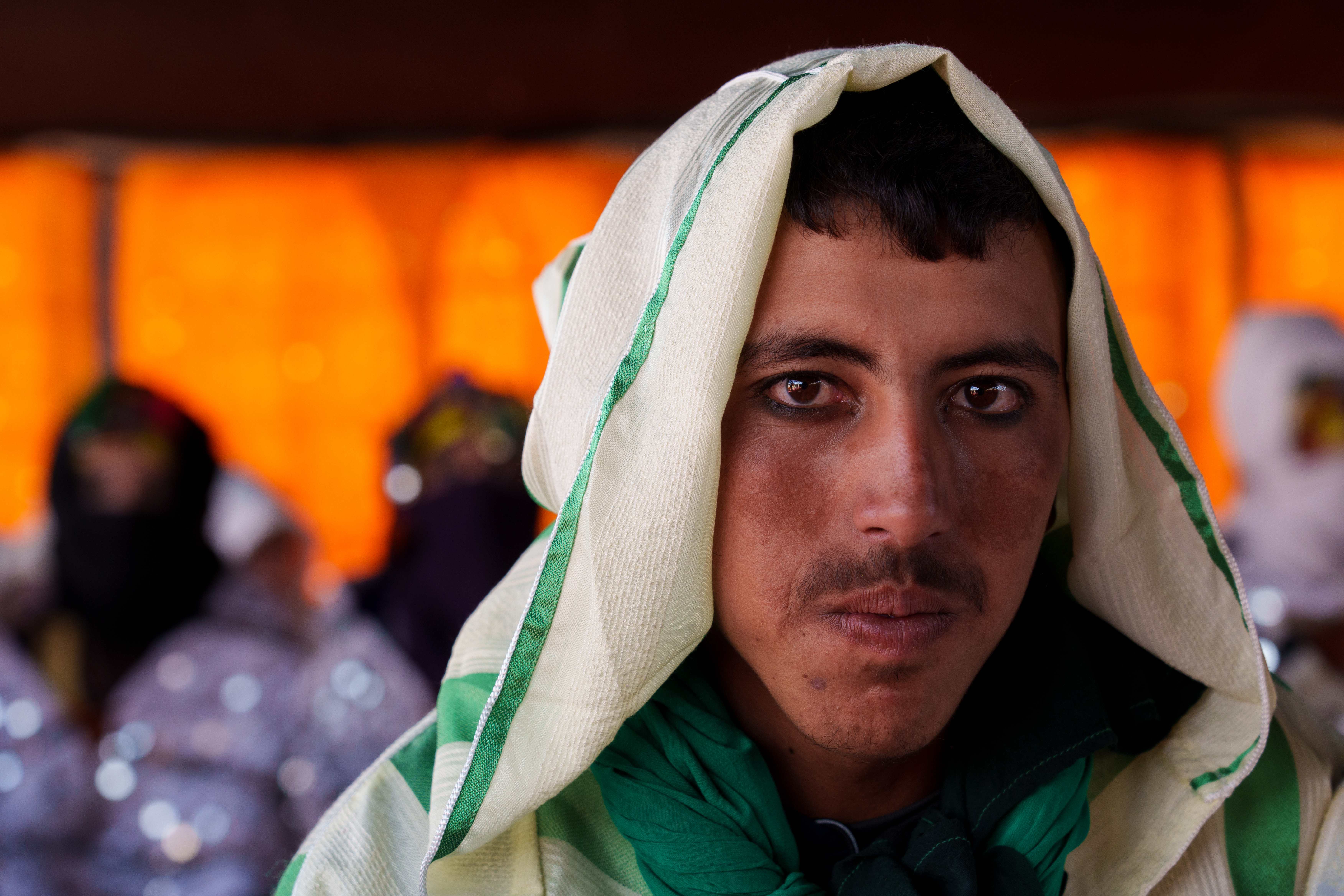 Scena cammino di pace in Marocco